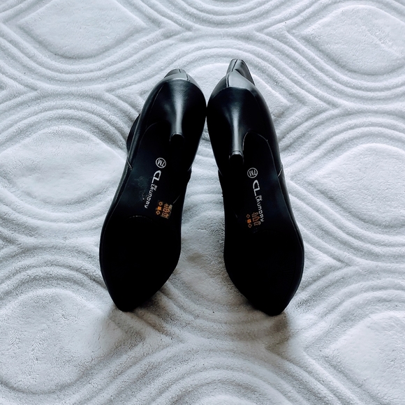 🧡CL By Laundry Size 7 Black Ankle Boots - Picture 4 of 6